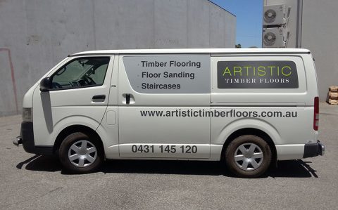 Van-Signwriting-Toyota-Hiace