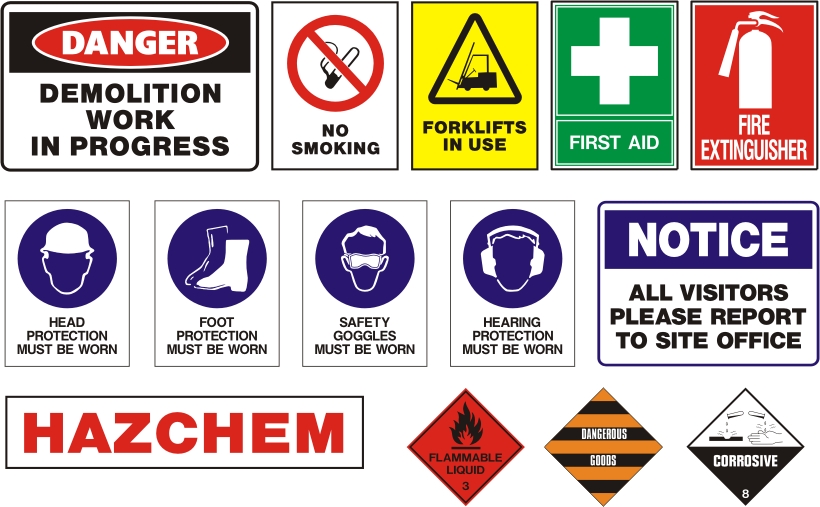 Australian on sale safety signs